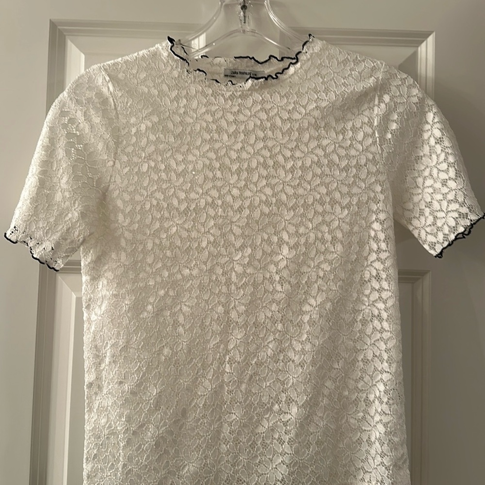 Zara lace top